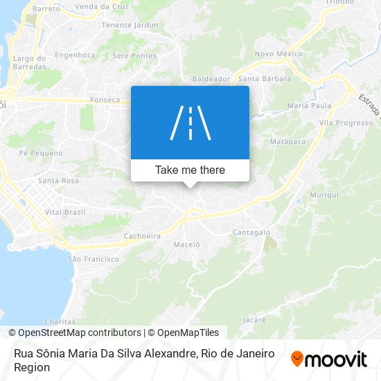 Mapa Rua Sônia Maria Da Silva Alexandre