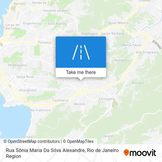Rua Sônia Maria Da Silva Alexandre map