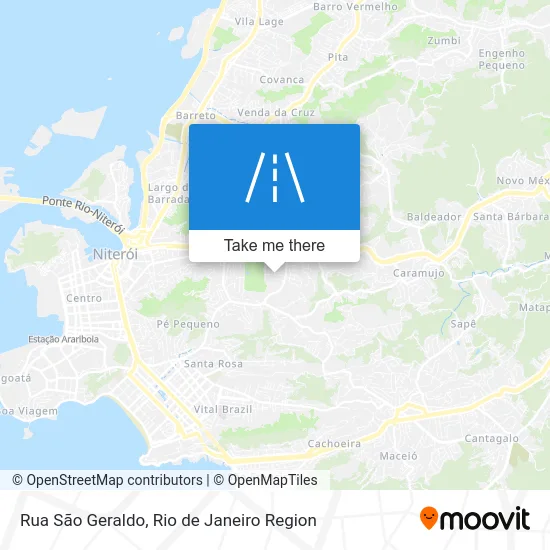 Rua São Geraldo map