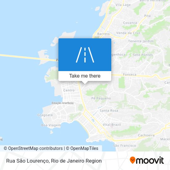 Rua São Lourenço map