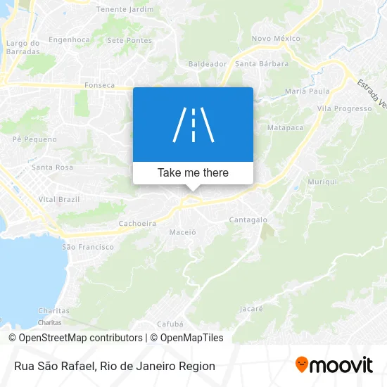 Rua São Rafael map