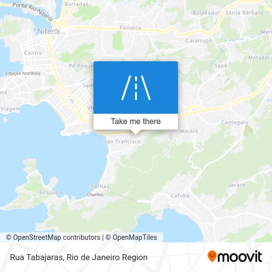 Rua Tabajaras map