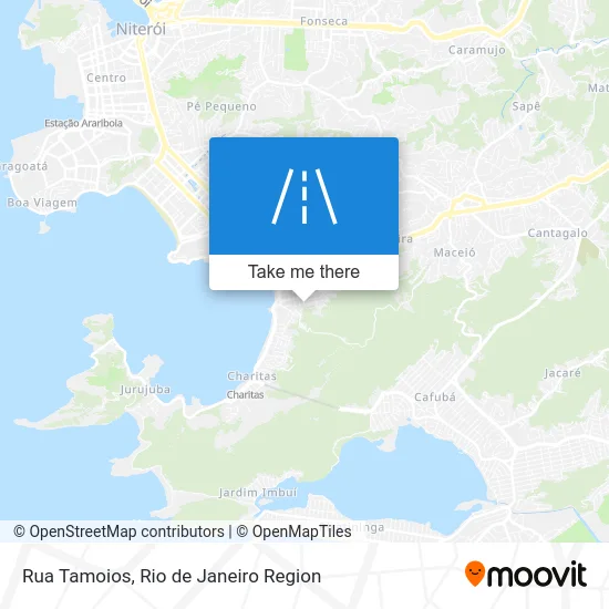 Rua Tamoios map
