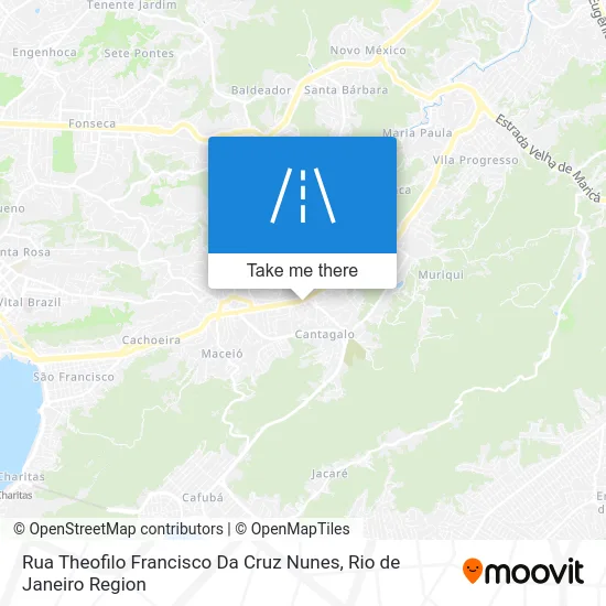 Rua Theofilo Francisco Da Cruz Nunes map