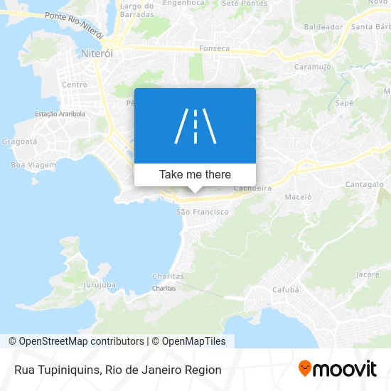 Rua Tupiniquins map