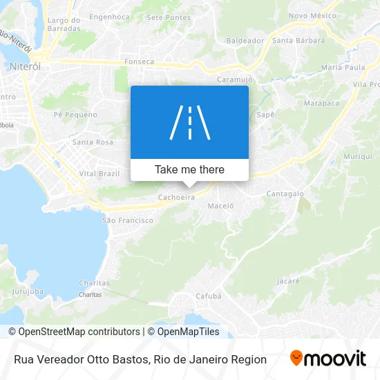 Rua Vereador Otto Bastos map