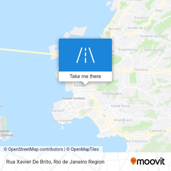 Rua Xavier De Brito map