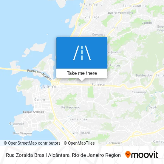 Rua Zoraida Brasil Alcântara map