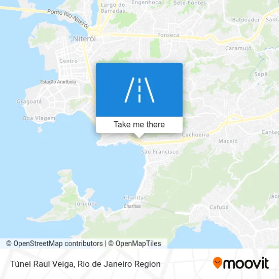 Túnel Raul Veiga map