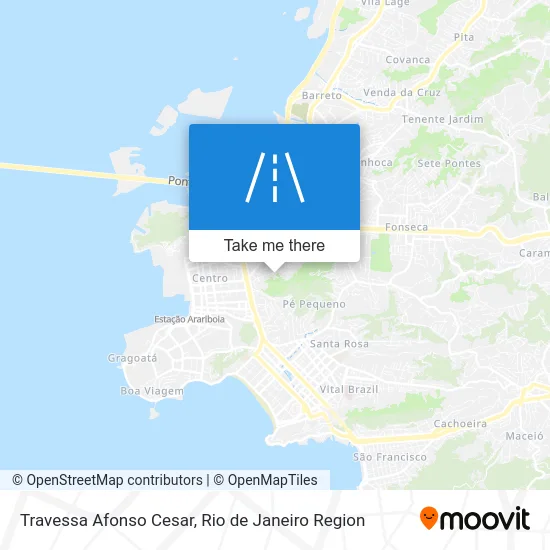 Travessa Afonso Cesar map