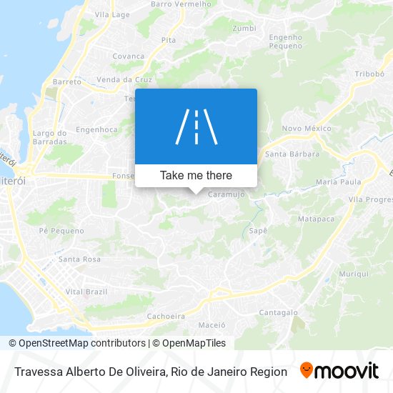 Mapa Travessa Alberto De Oliveira