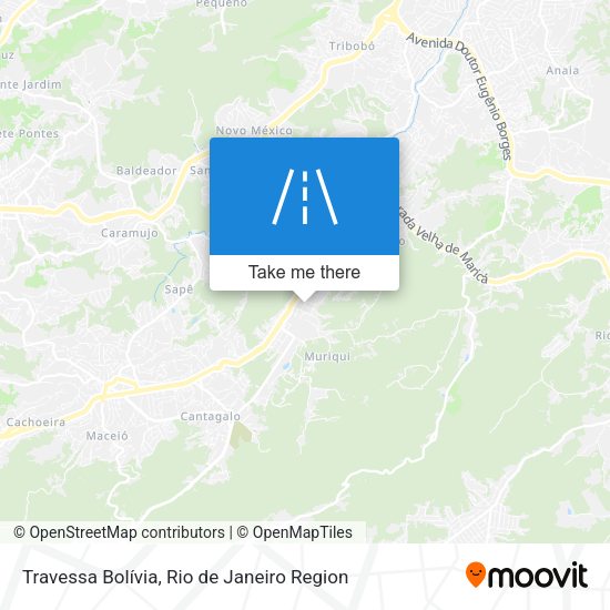 Travessa Bolívia map