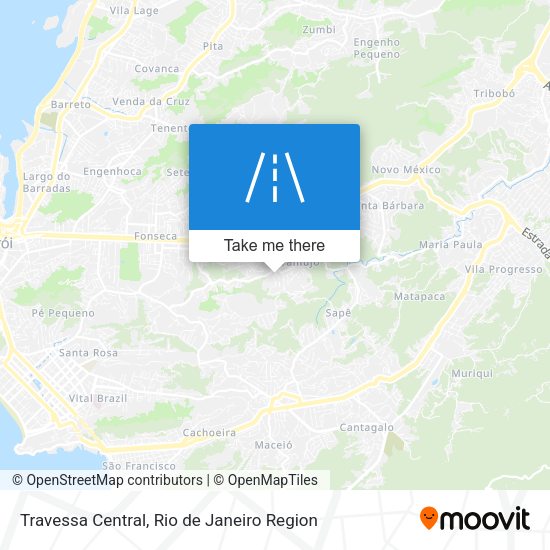 Travessa Central map
