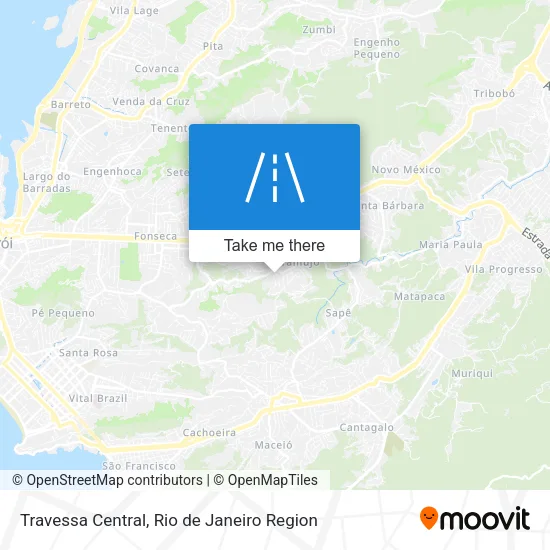 Travessa Central map