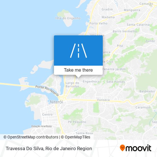 Mapa Travessa Do Silva