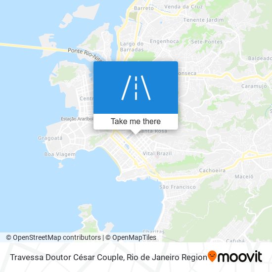 Mapa Travessa Doutor César Couple