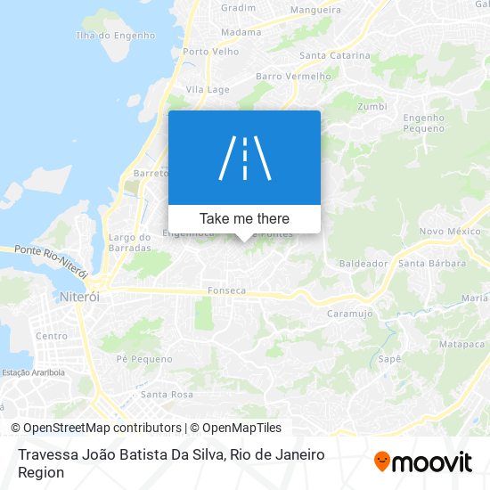 Mapa Travessa João Batista Da Silva