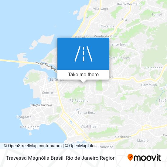 Travessa Magnólia Brasil map