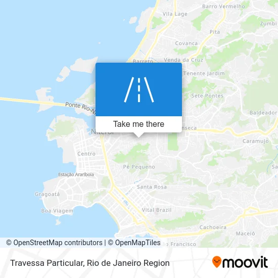 Travessa Particular map