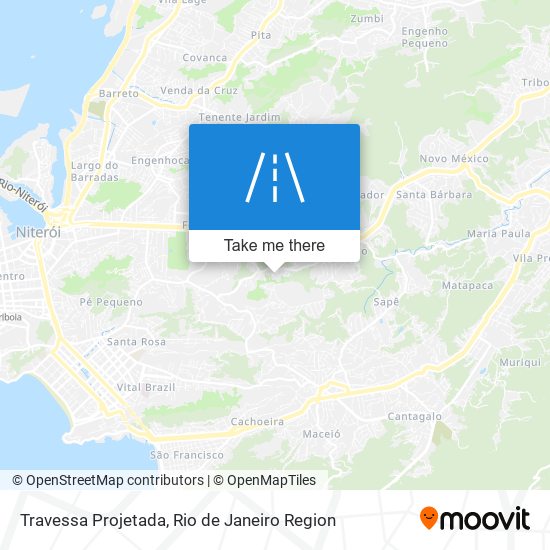 Travessa Projetada map