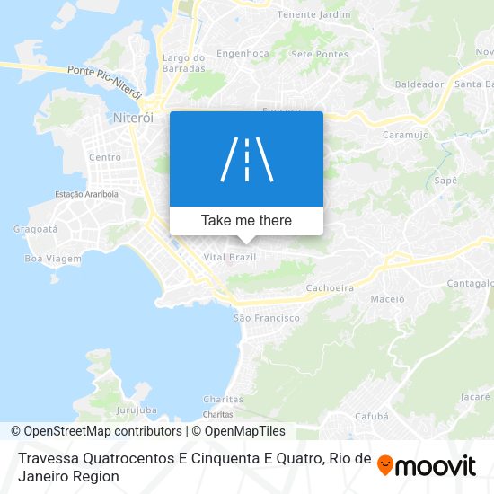 Travessa Quatrocentos E Cinquenta E Quatro map