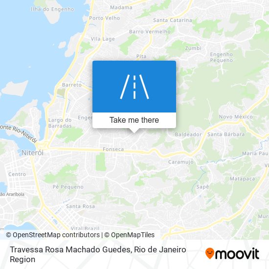 Mapa Travessa Rosa Machado Guedes