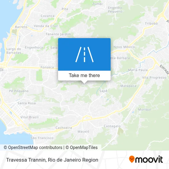 Travessa Trannin map