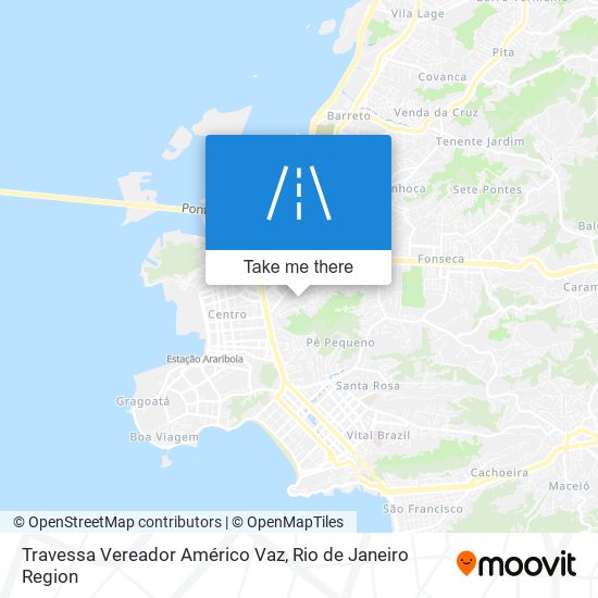 Travessa Vereador Américo Vaz map
