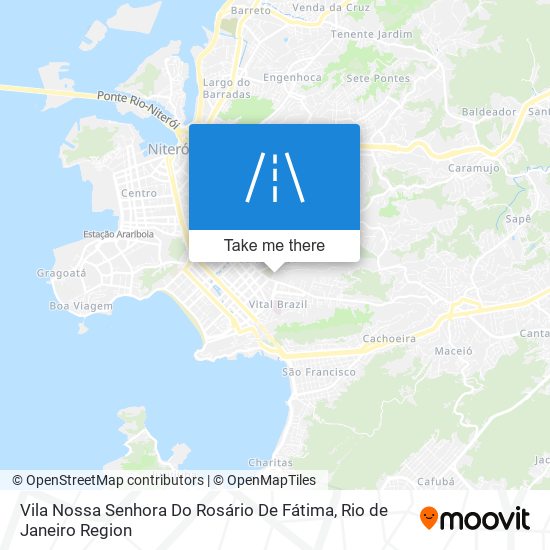 Mapa Vila Nossa Senhora Do Rosário De Fátima