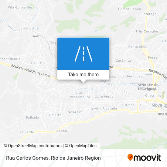 Rua Carlos Gomes map