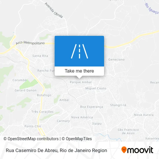 Rua Casemiro De Abreu map