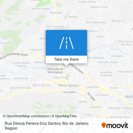 Rua Dinorá Pereira Dos Santos map
