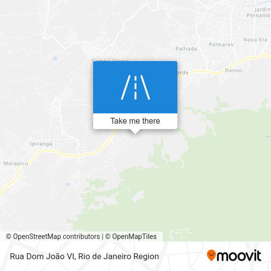 Rua Dom João VI map
