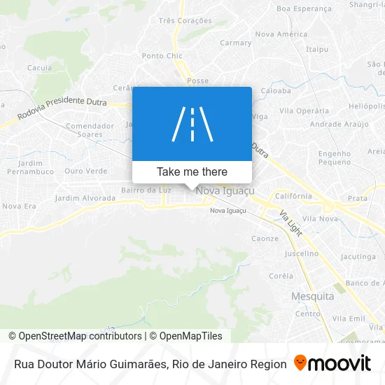 Rua Doutor Mário Guimarães map
