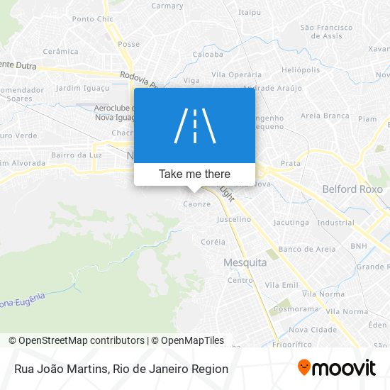 Mapa Rua João Martins