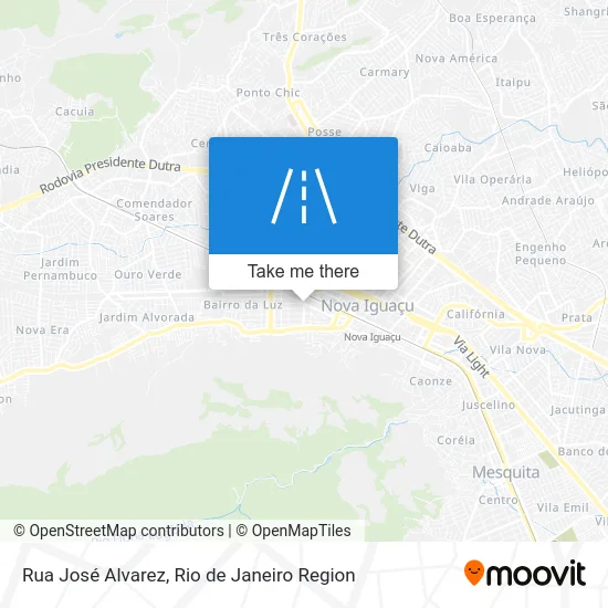 Rua José Alvarez map