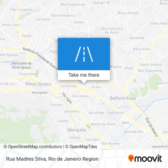 Rua Madres Silva map
