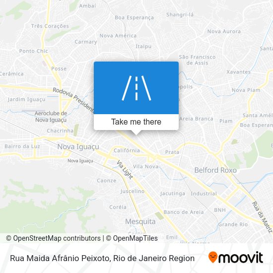 Rua Maida Afrânio Peixoto map