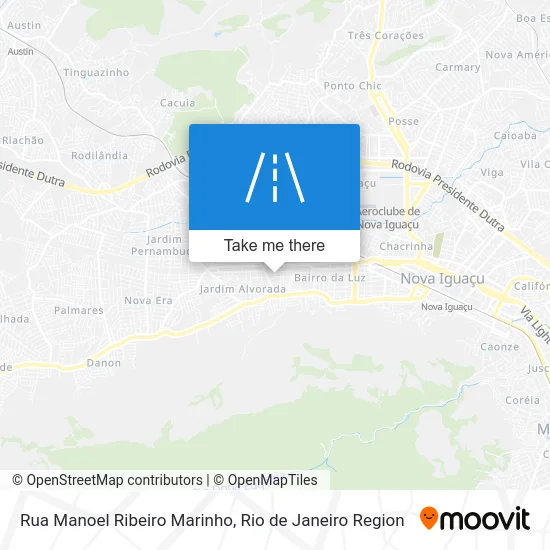 Rua Manoel Ribeiro Marinho map