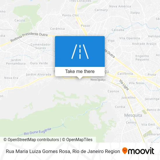 Rua Maria Luiza Gomes Rosa map