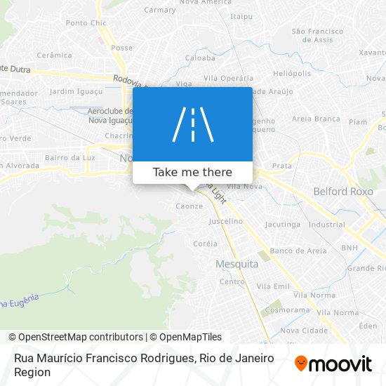 Rua Maurício Francisco Rodrigues map