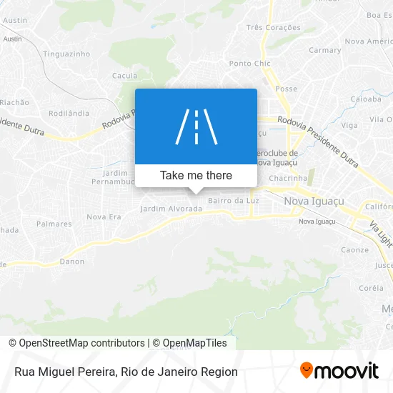 Rua Miguel Pereira map