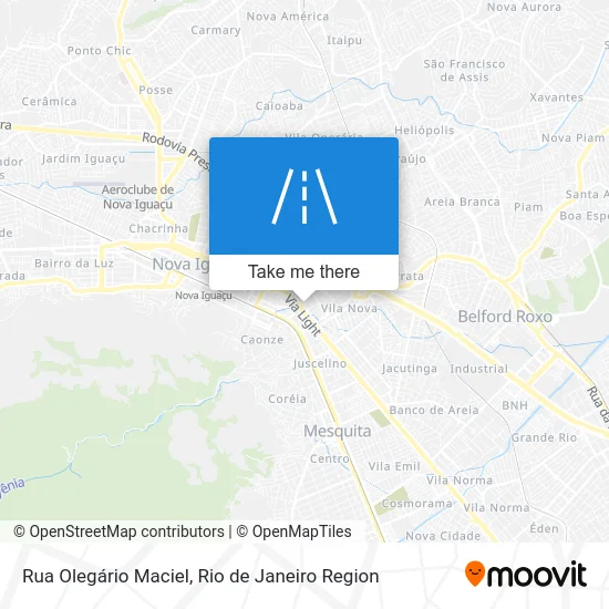 Rua Olegário Maciel map