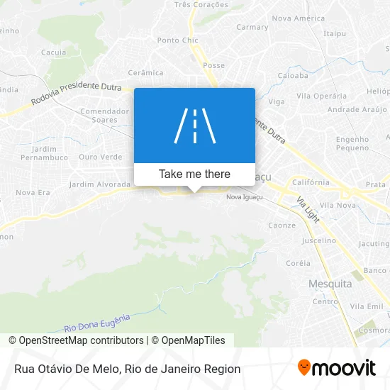 Rua Otávio De Melo map
