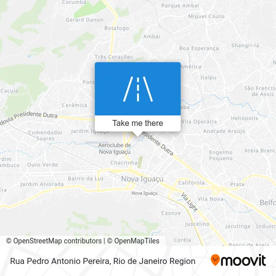 Rua Pedro Antonio Pereira map