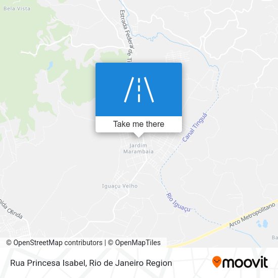Rua Princesa Isabel map