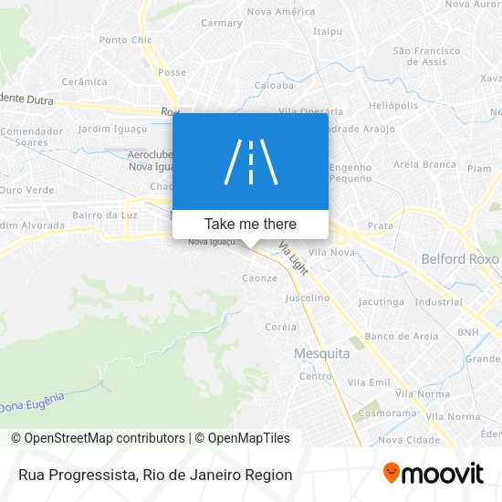 Rua Progressista map