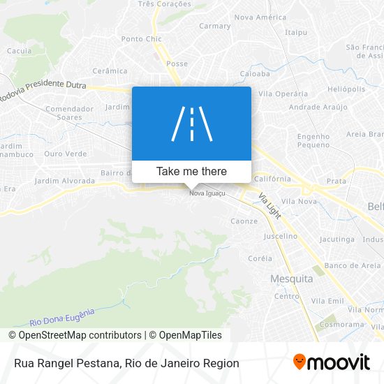 Rua Rangel Pestana map