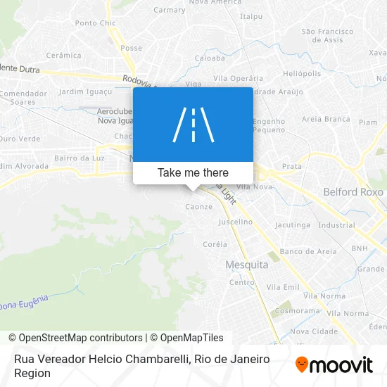 Rua Vereador Helcio Chambarelli map