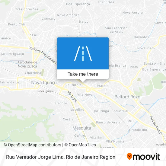 Rua Vereador Jorge Lima map
